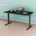 Ergonomic motorized dual motors square leg electric height adjustable sit standing desk frame